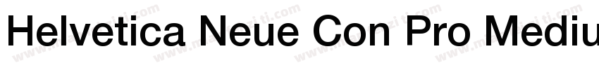 Helvetica Neue Con Pro Medium字体转换